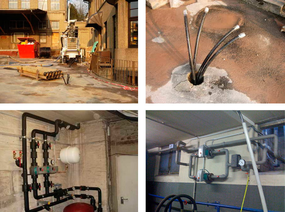 Geothermale Anlage f�r die Serverk�hlung